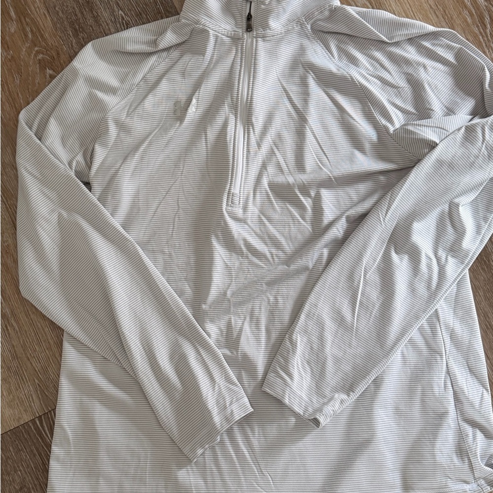 Under Armour Gray Quarter-Zip Shirt Jacket